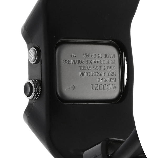 Reloj Nike para caballero en acero esmalte correa silicona.