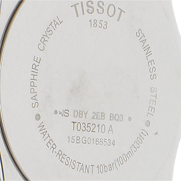 Reloj Tissot unisex en acero inoxidable.
