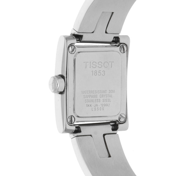 Reloj Tissot para dama en acero inoxidable.