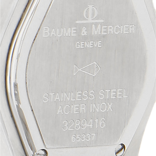 Reloj Baume & Mercier para dama en acero inoxidable.