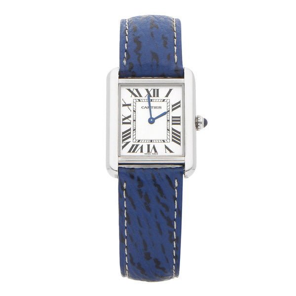 Reloj Cartier para dama modelo Tank.