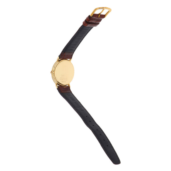 Reloj Eberhard para dama/unisex en oro amarillo 18 kilates correa piel.