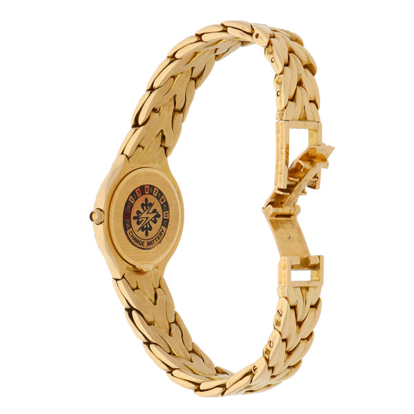 Reloj Patek-Philippe para dama en oro amarillo 18 kilates.