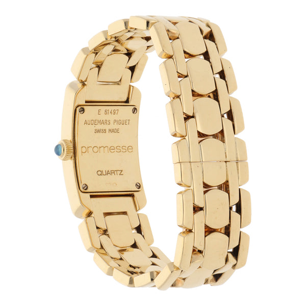 Reloj Audemars Piguet para dama modelo Promesse en oro amarillo 18 kilates.