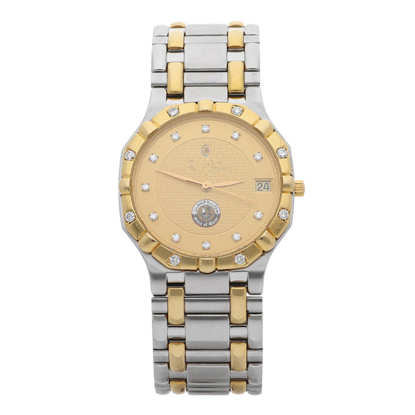 Reloj Concord para dama modelo Saratoga vistas en oro amarillo 18 kilates.