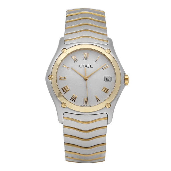 Reloj Ebel para caballero modelo Classic Wave bisel en oro amarillo 18 kilates.