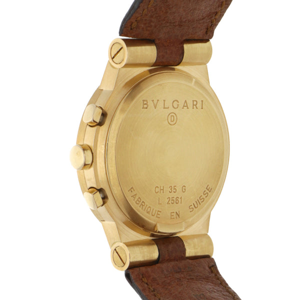 Reloj Bvlgari para caballero modelo Diagono Sport Chronograph caja en oro amarillo 18 kilates.