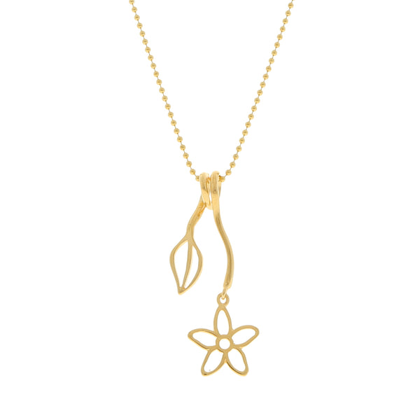 Gargantilla eslabón boleado pulsera eslabón combinado motivo flor con perlas dije calado motivo floral firma Tous en oro amarillo 18 kilates.