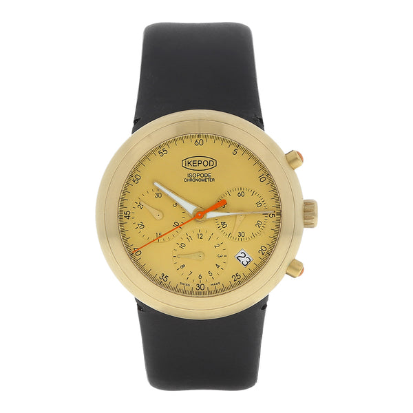 Reloj Ikepod pra caballero modelo Isopode caja en oro amarillo 18 kilates.