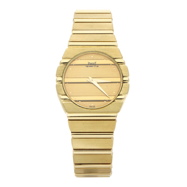 Reloj Piaget para dama modelo Polo en oro amarillo 18 kilates.