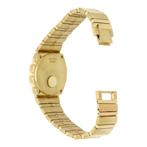 Reloj Piaget para dama modelo Polo en oro amarillo 18 kilates.