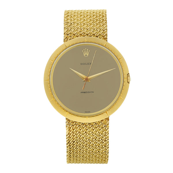 Reloj Rolex para caballero modelo Precision en oro amarillo 18 kilates.