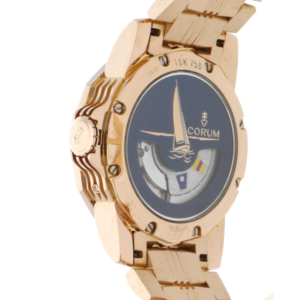 Reloj Corum para caballero modelo Admiral's Cup Tides Regatta en oro rosa 18 kilates.