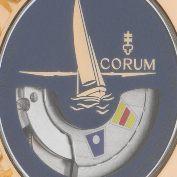 Reloj Corum para caballero modelo Admiral's Cup Tides Regatta en oro rosa 18 kilates.