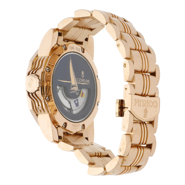 Reloj Corum para caballero modelo Admiral's Cup Tides Regatta en oro rosa 18 kilates.