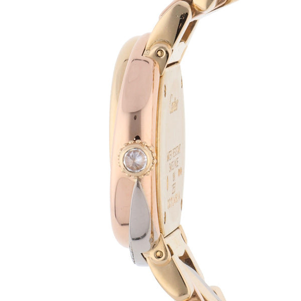 Reloj Cartier para dama modelo Trinity en oro tres tonos 18 kilates.