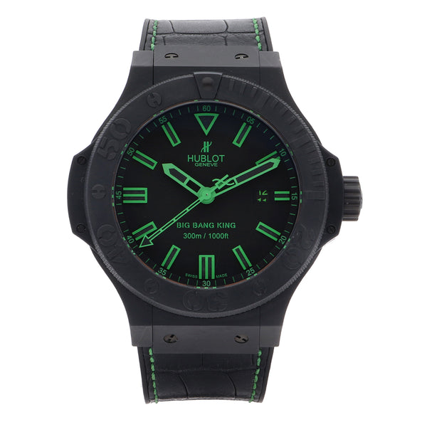 Reloj Hublot para caballero modelo Big Bang King All Black Green.