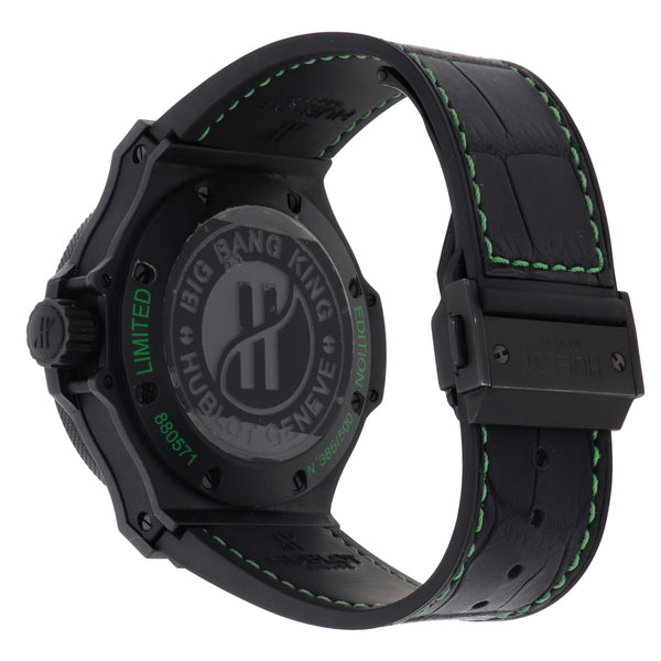 Reloj Hublot para caballero modelo Big Bang King All Black Green.