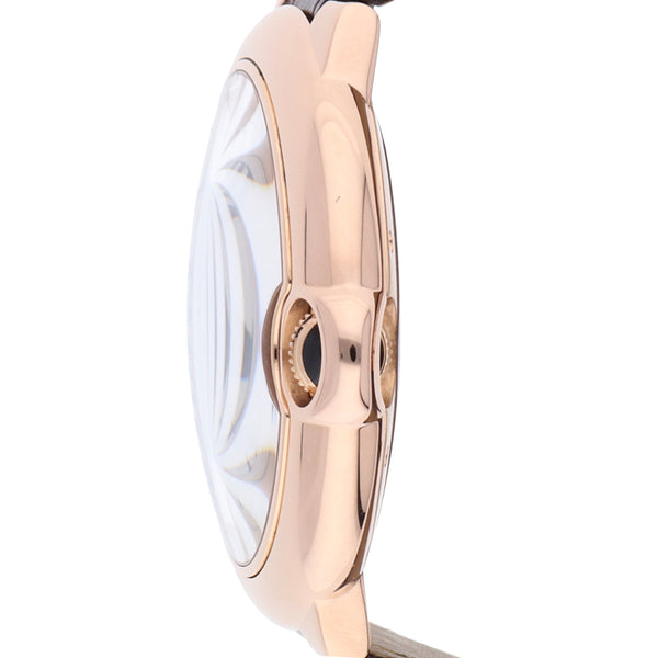Reloj Cartier para caballero modelo Ballon Bleu caja en oro rosa 18 kilates.