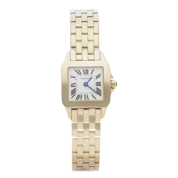 Reloj Cartier para dama en oro.