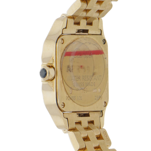 Reloj Cartier para dama en oro.