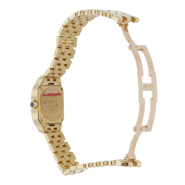 Reloj Cartier para dama en oro.