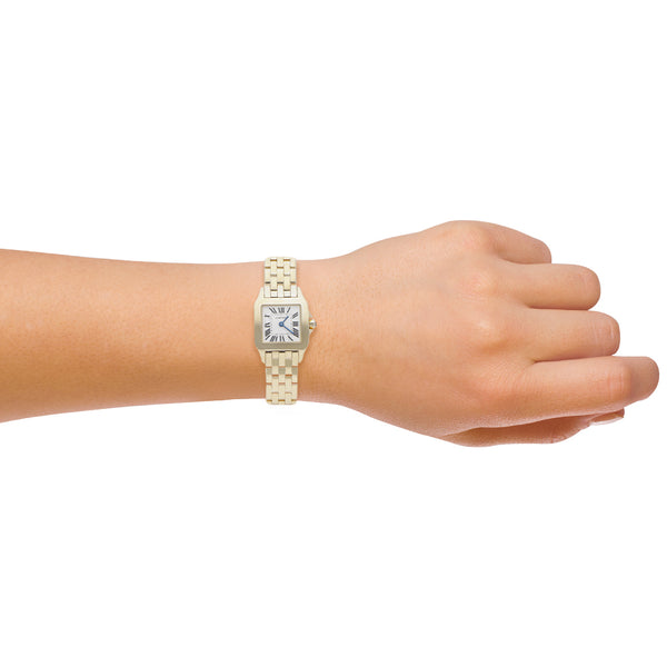 Reloj Cartier para dama en oro.