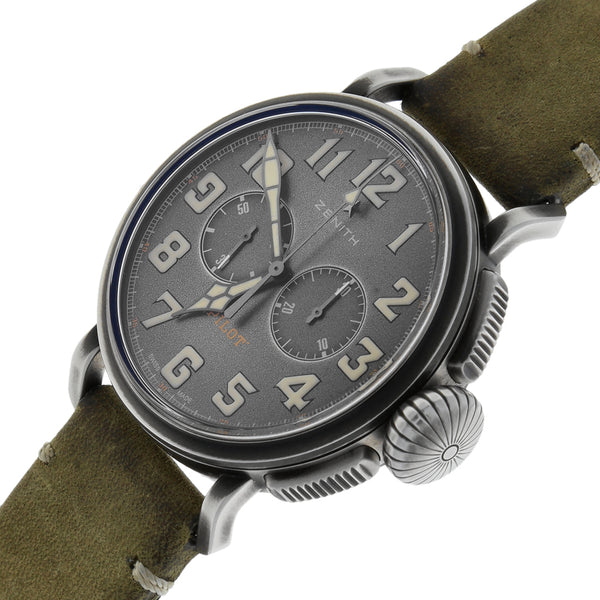 Reloj Zenith para caballero modelo Heritage Pilot.