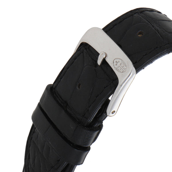 Reloj Corum para caballero modelo Heritage caja en oro blanco 18 kilates.