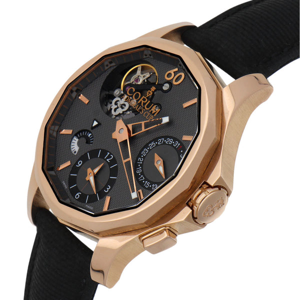 Reloj Corum para caballero Admiral´s Cup Tourbillon GMT caja en oro rosa 18 kilates.