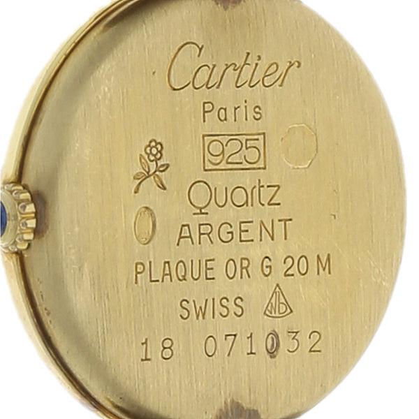 Reloj Cartier para dama modelo Must de cartier.