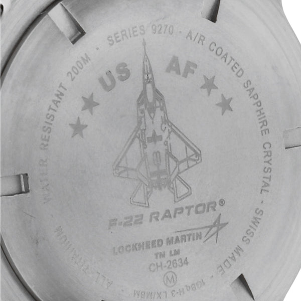 Reloj luminox para caballero modelo F-22 Raptor.