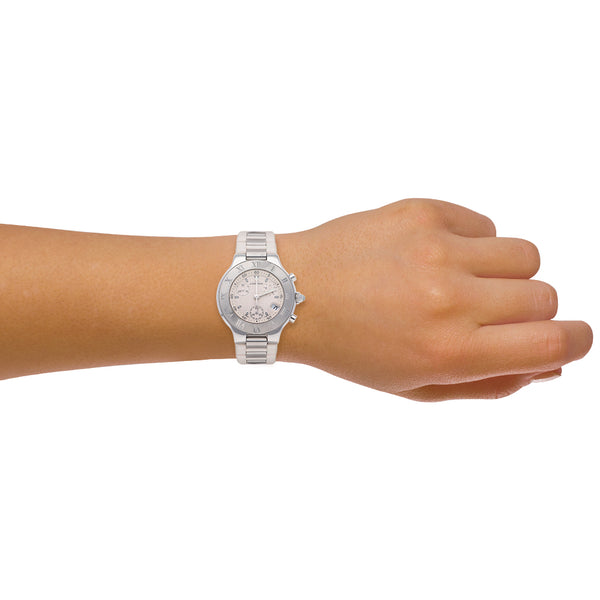 Reloj Cartier para dama modelo Chronoscaph.