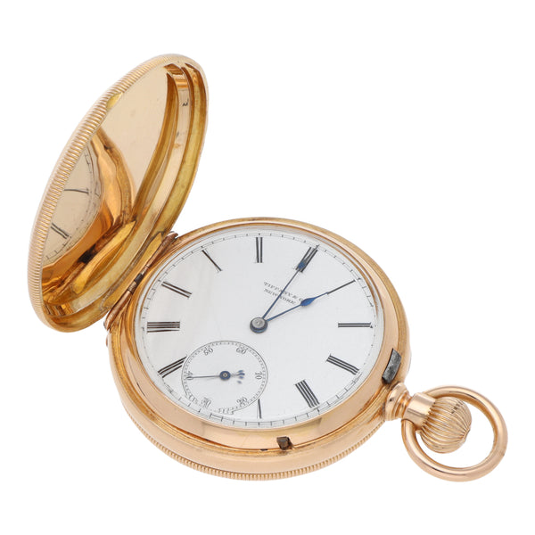 Reloj Tiffany & Co. de bolsillo en oro rosa 18 kilates.