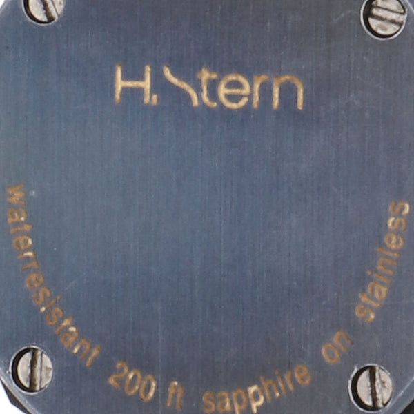 Reloj H.Stern para dama en acero y esmalte.