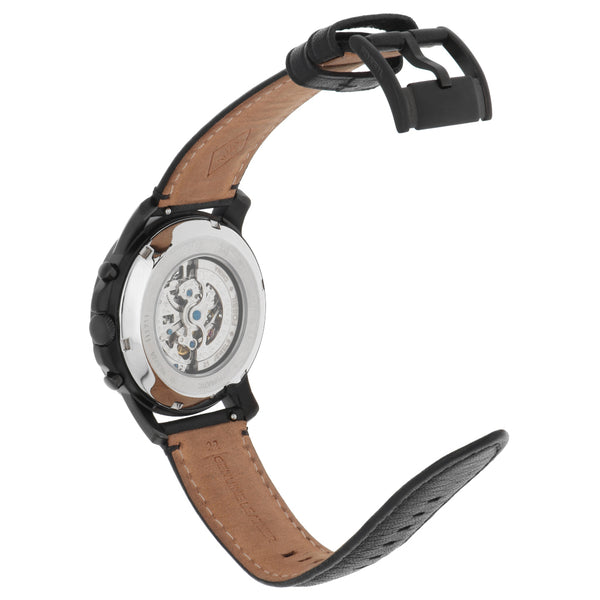 Reloj Fossil para caballero en acero inoxidable correa piel.