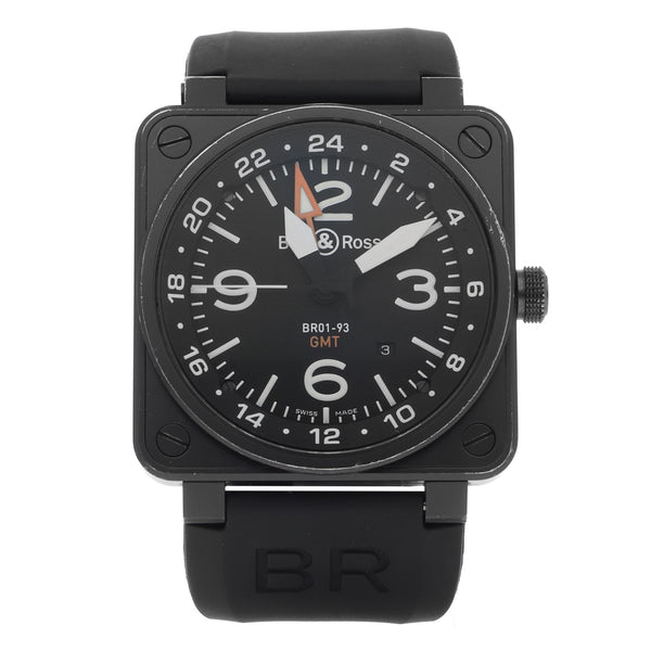 Reloj Bell & Ross para caballero modelo BR01-92 GMT.