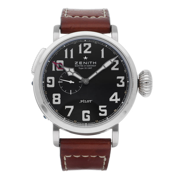 Reloj Zenith para caballero modelo Pilot.