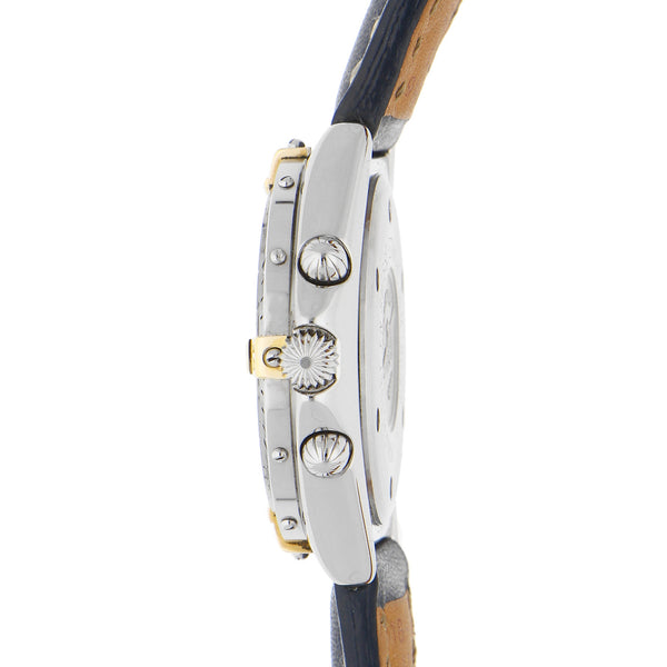Reloj Breitling para dama en acero inoxidable correa piel.