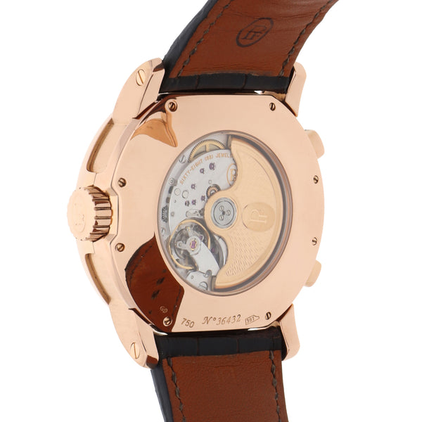 Reloj Parmigiani Fleurier para caballero en oro correa piel.