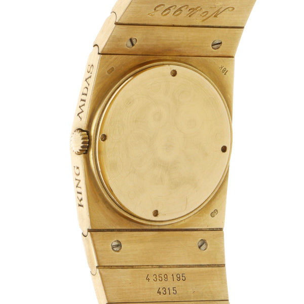 Reloj Rolex para caballero modelo Cellini King Midas en oro amarillo 18 kilates.