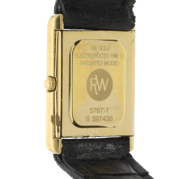 Reloj Raymond Weil para dama en acero chapa correa piel.