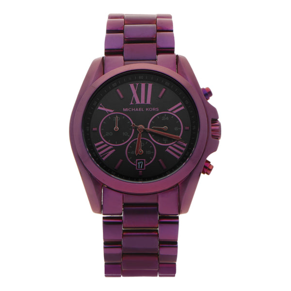 Reloj Michael Kors para dama en acero chapa.