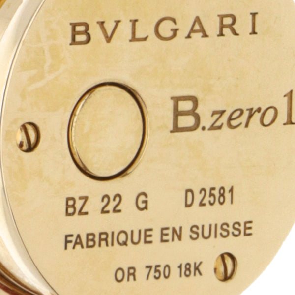 Reloj Bvlgari para dama modelo B.Zero1 caja en oro amarillo 18 kilates.