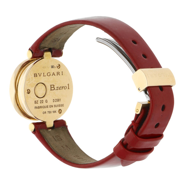 Reloj Bvlgari para dama modelo B.Zero1 caja en oro amarillo 18 kilates.