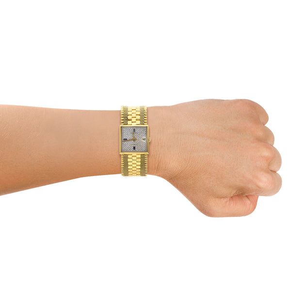 Reloj Juvenia para caballero/unisex en oro amarillo 18 kilates.