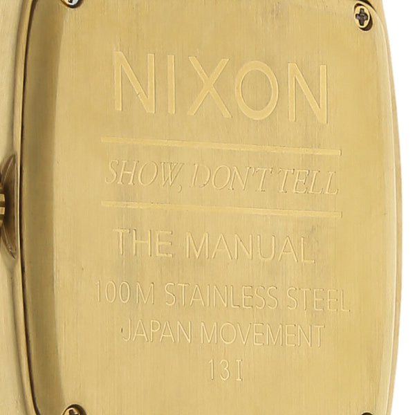 Reloj Nixon para caballero en acero chapa.