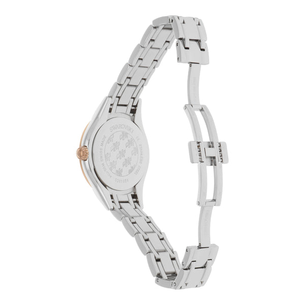 Reloj Swarovski para dama en acero inoxidable.