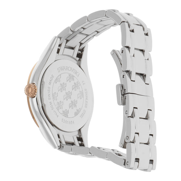 Reloj Swarovski para dama en acero inoxidable.