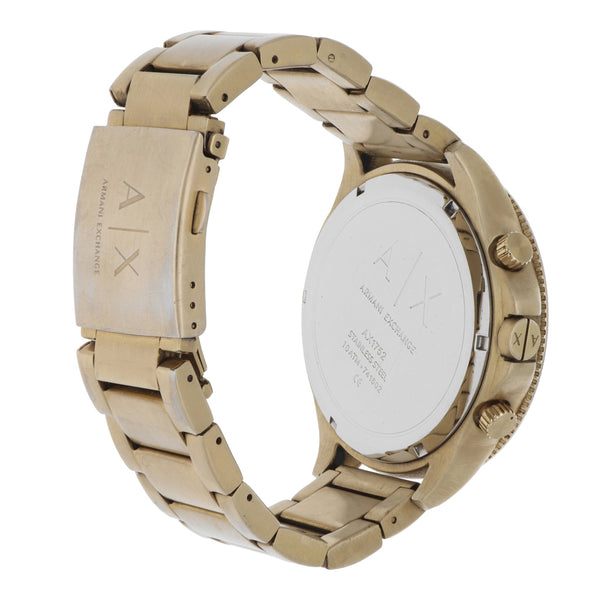 Reloj Armani Exchange para caballero en acero chapa.